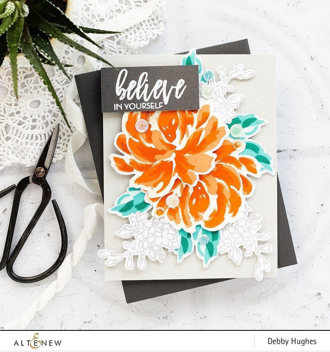 Altenew Stamp & Die Bundle Crown Bloom Stamp & Die Bundle