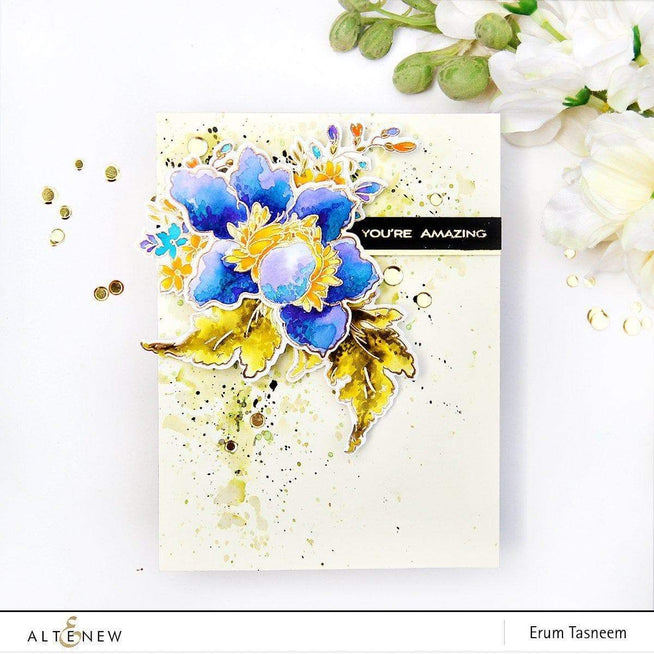 Altenew Stamp & Die Bundle Crown Bloom Stamp & Die Bundle