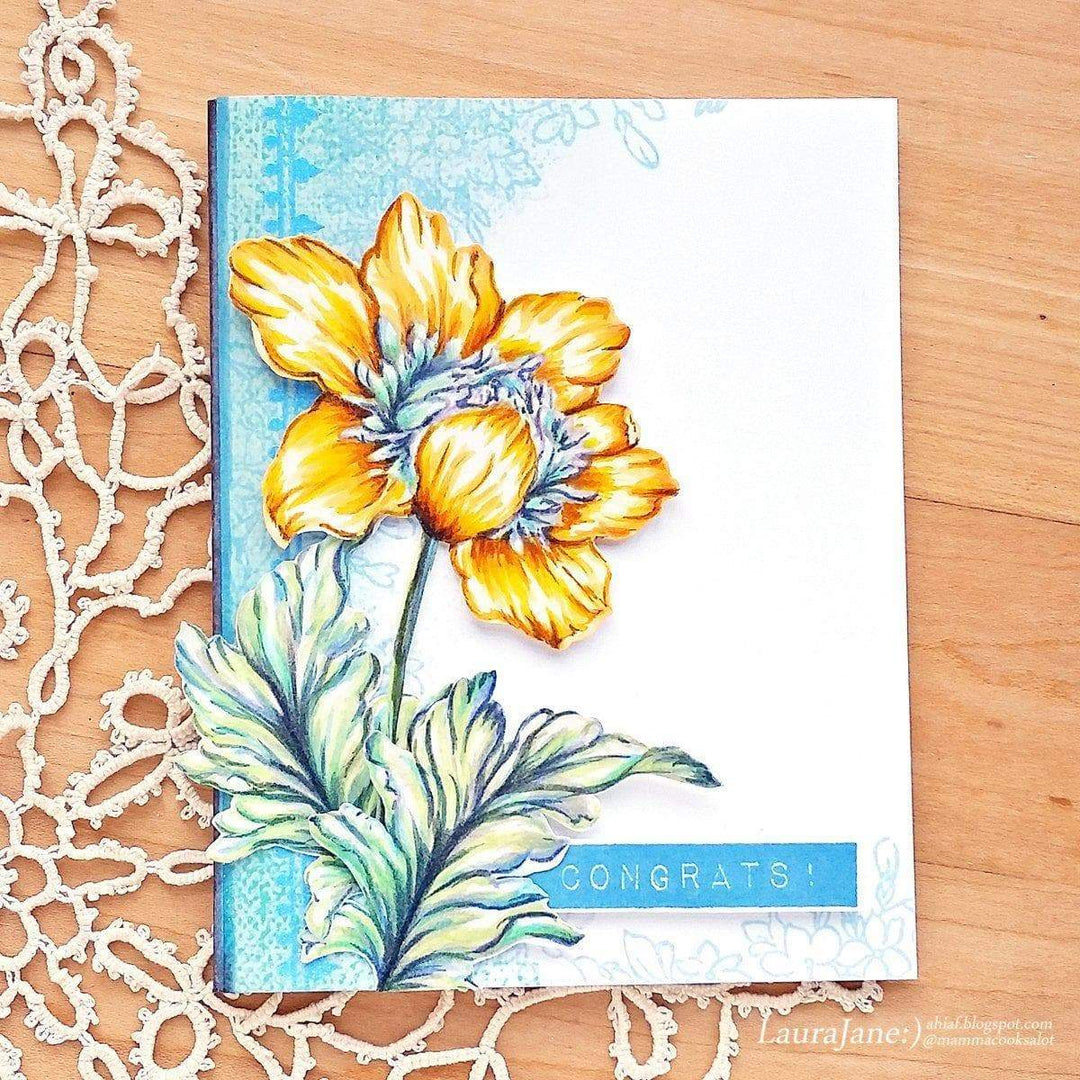 Altenew Stamp & Die Bundle Crown Bloom Stamp & Die Bundle