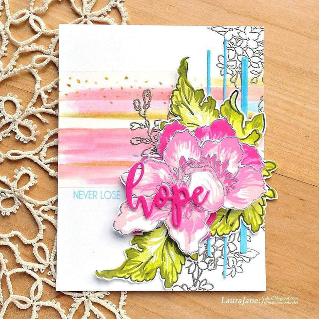 Altenew Stamp & Die Bundle Crown Bloom Stamp & Die Bundle