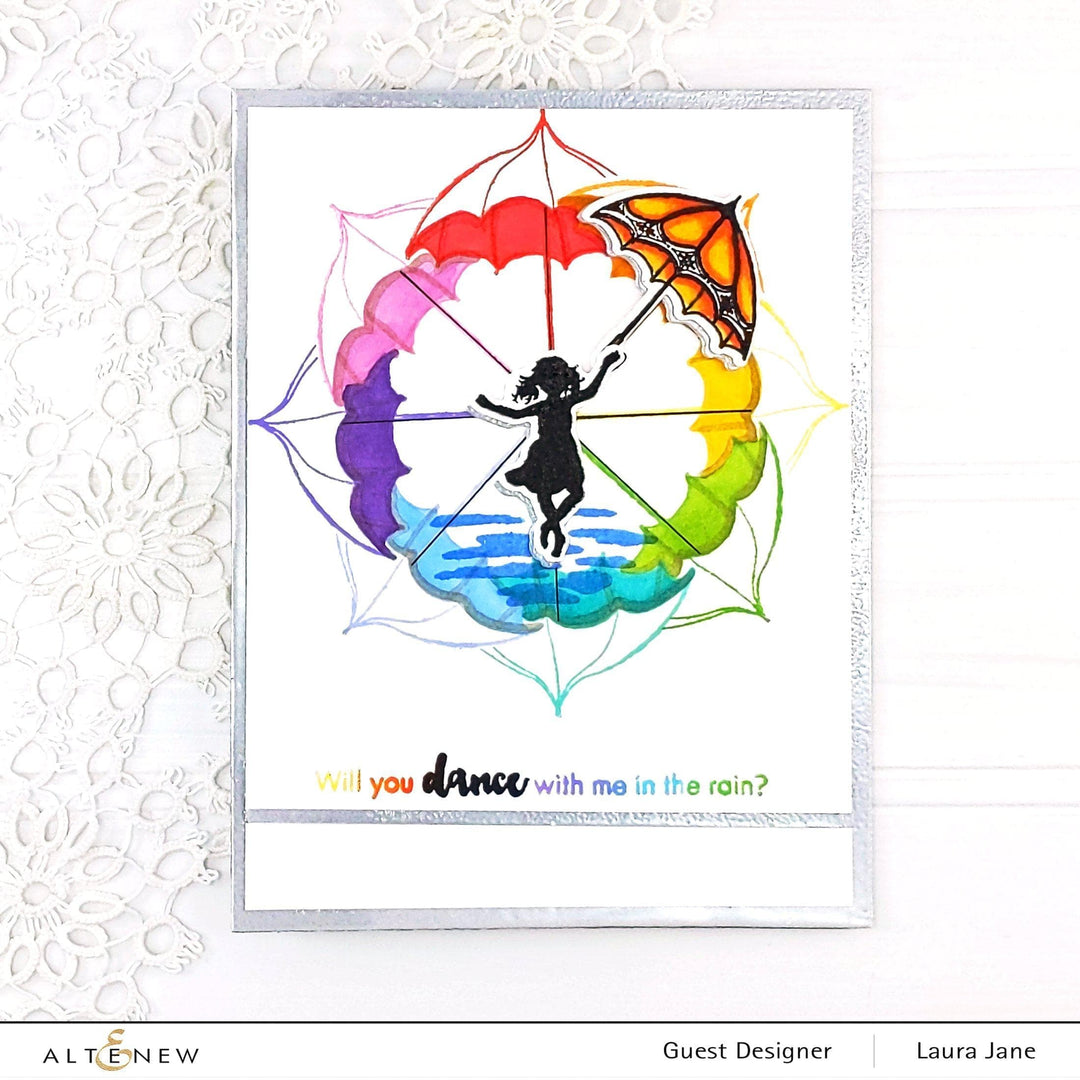 Altenew Stamp & Die Bundle Dancing In The Rain Stamp & Die Bundle