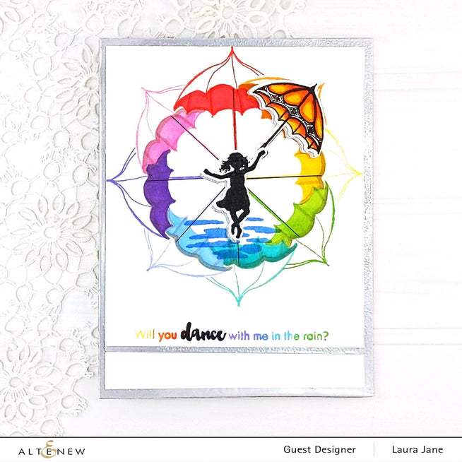 Altenew Stamp & Die Bundle Dancing In The Rain Stamp & Die Bundle