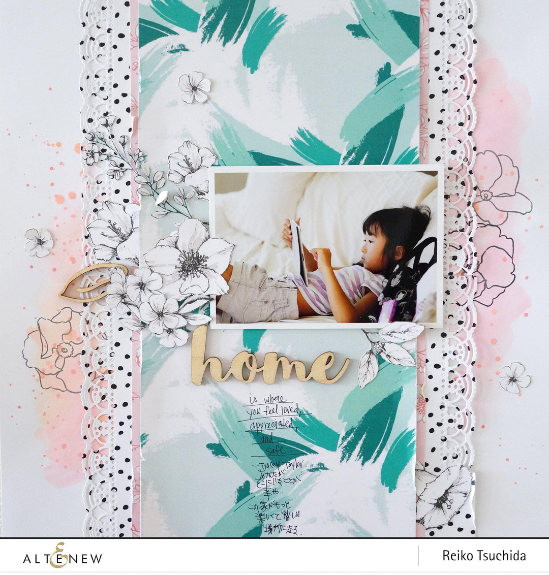 Altenew Stamp & Die Bundle Delicate Primrose Stamp & Die Bundle