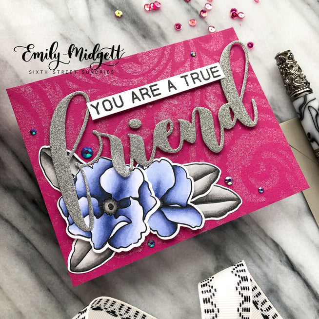 Altenew Stamp & Die Bundle Delicate Primrose Stamp & Die Bundle