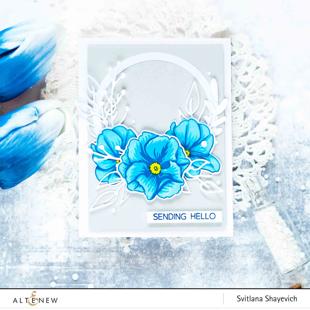 Altenew Stamp & Die Bundle Delicate Primrose Stamp & Die Bundle