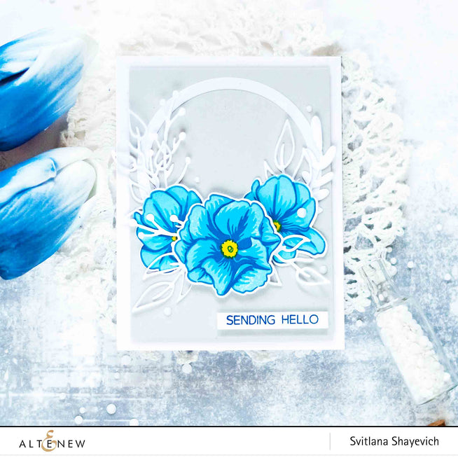 Altenew Stamp & Die Bundle Delicate Primrose Stamp & Die Bundle