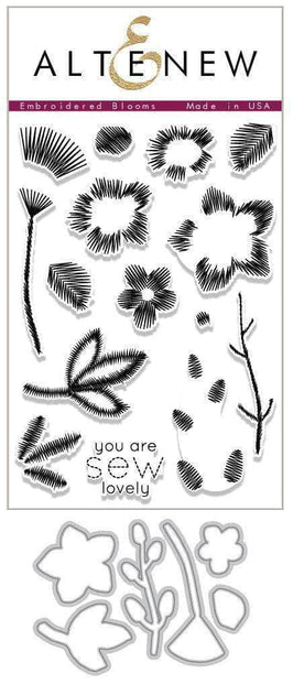 Altenew Stamp & Die Bundle Embroidered Blooms Stamp & Die Bundle