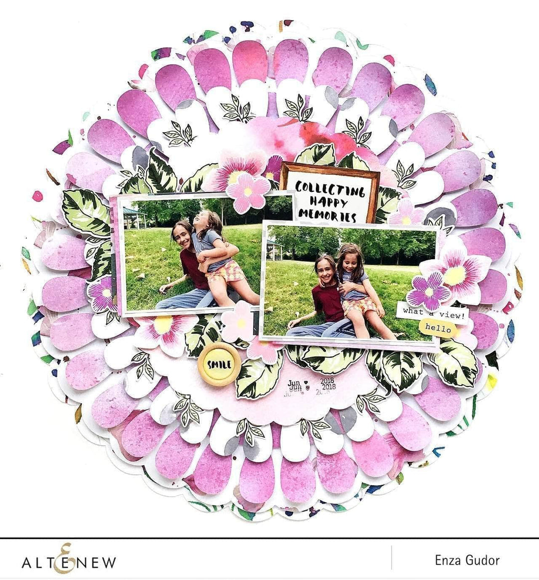 Altenew Stamp & Die Bundle Embroidered Blooms Stamp & Die Bundle
