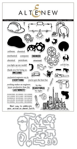Altenew Stamp & Die Bundle Engineers Rule Stamp & Die Bundle