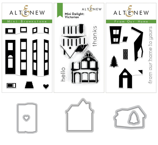 Altenew Stamp & Die Bundle Every Kind of Home Stamp & Die Bundle