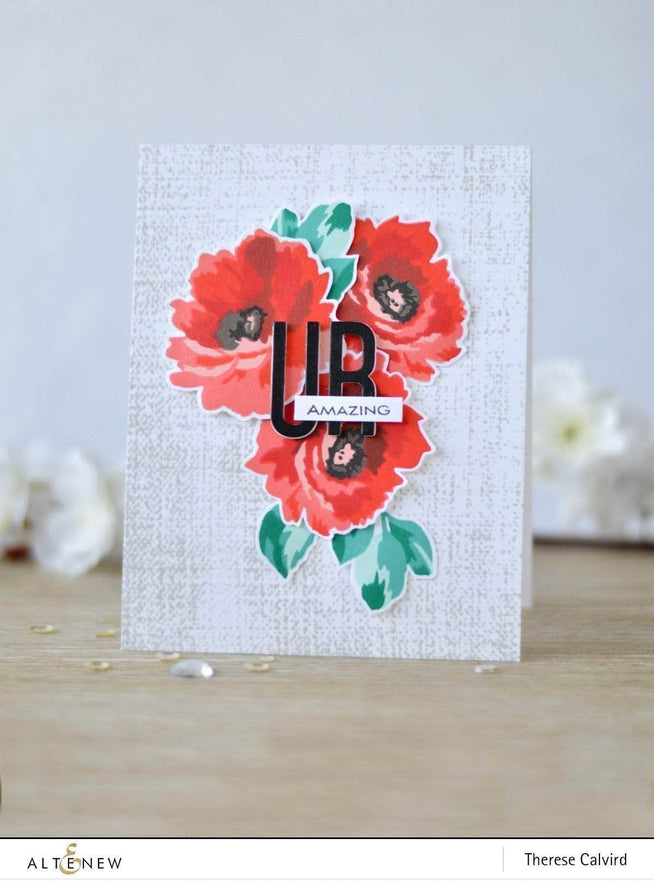 Altenew Stamp & Die Bundle Fabulous Floral Stamp & Die Bundle