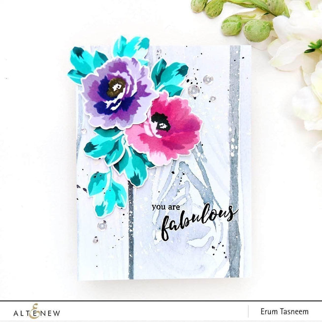 Altenew Stamp & Die Bundle Fabulous Floral Stamp & Die Bundle