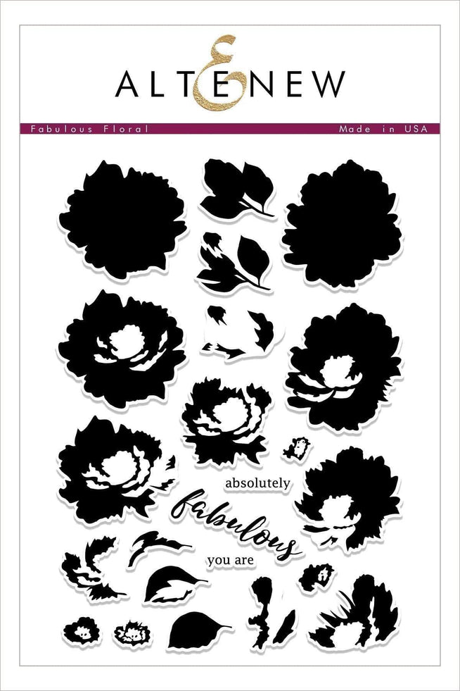 Altenew Stamp & Die Bundle Fabulous Floral Stamp & Die Bundle