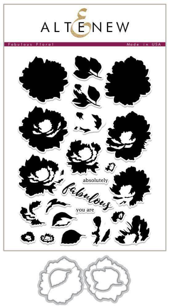 Altenew Stamp & Die Bundle Fabulous Floral Stamp & Die Bundle