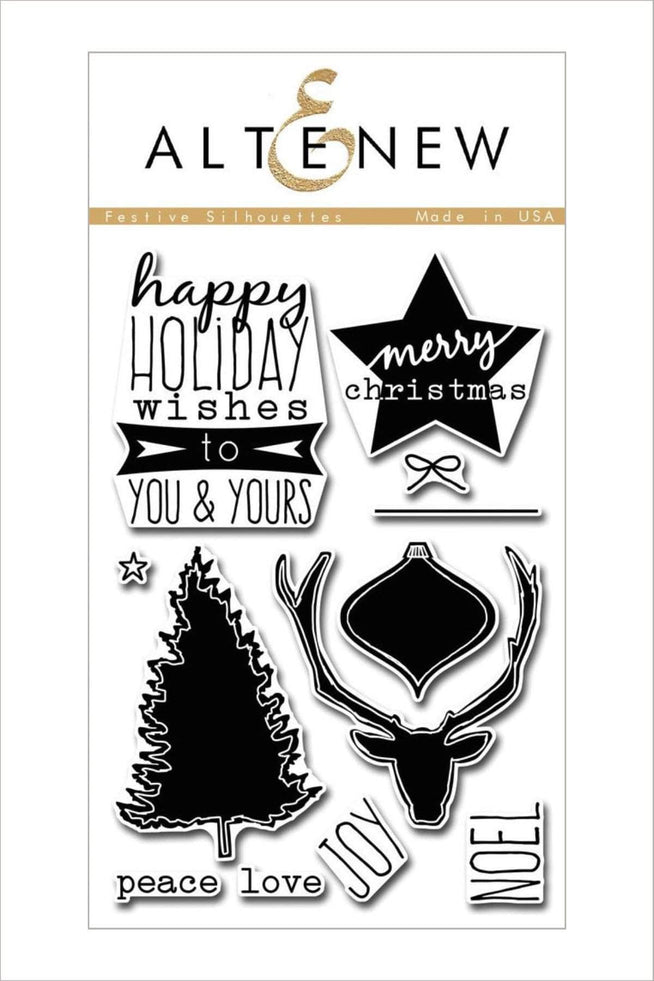 Altenew Stamp & Die Bundle Z - Festive Silhouettes Stamp & Die Bundle