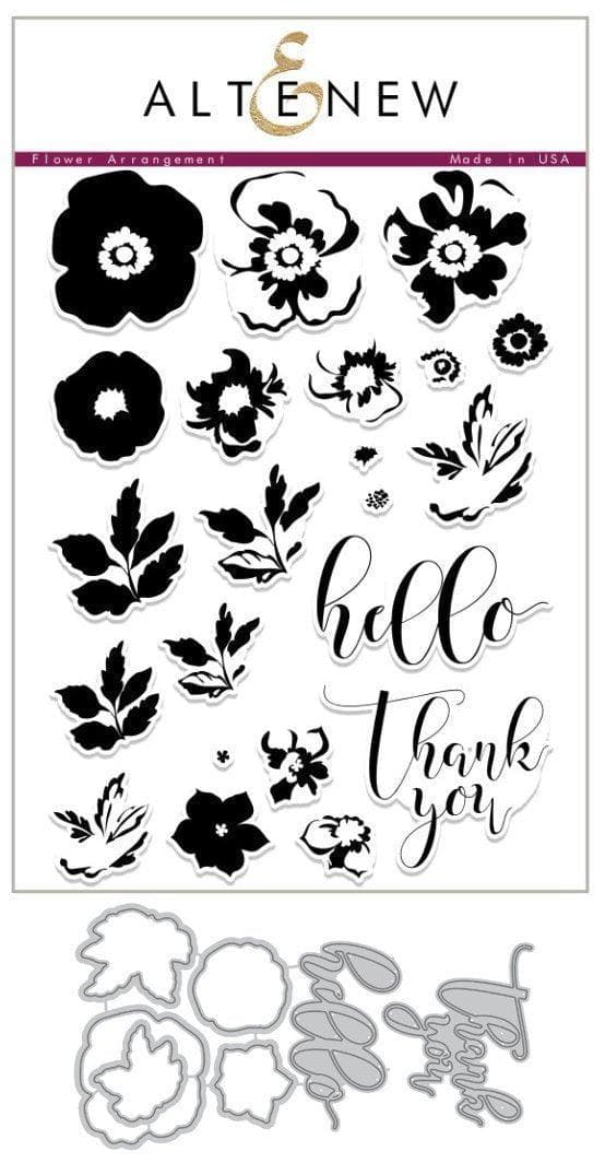 Altenew Stamp & Die Bundle Flower Arrangement Stamp & Die Bundle