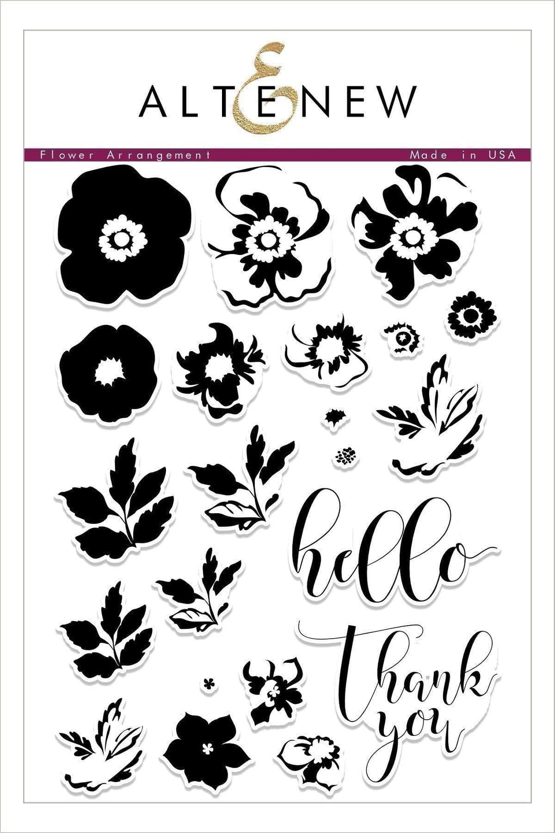 Altenew Stamp & Die Bundle Flower Arrangement Stamp & Die Bundle