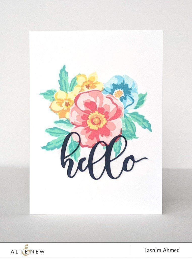 Z - Flower Arrangement Stamp & Die Bundle