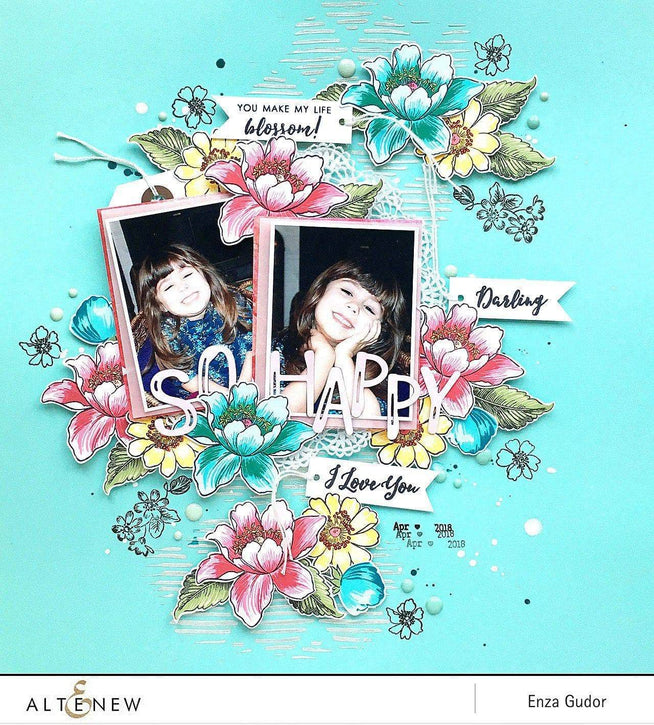 Altenew Stamp & Die Bundle Forever and Always Stamp & Die Bundle