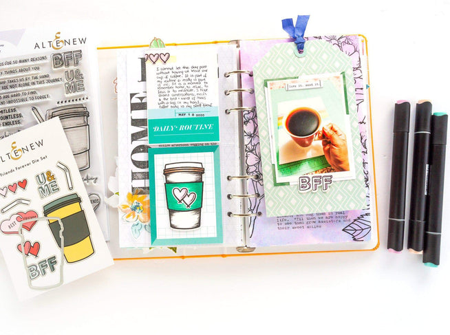 Altenew Stamp & Die Bundle Friends Forever Stamp & Die Bundle