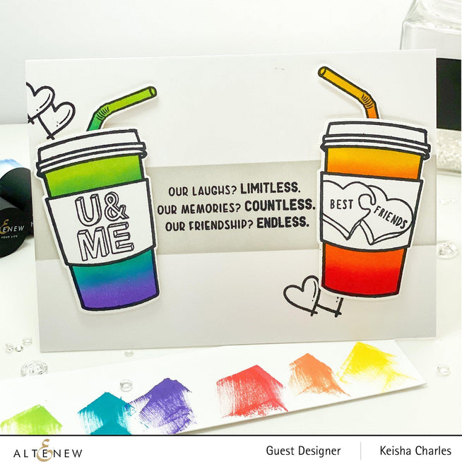 Altenew Stamp & Die Bundle Friends Forever Stamp & Die Bundle
