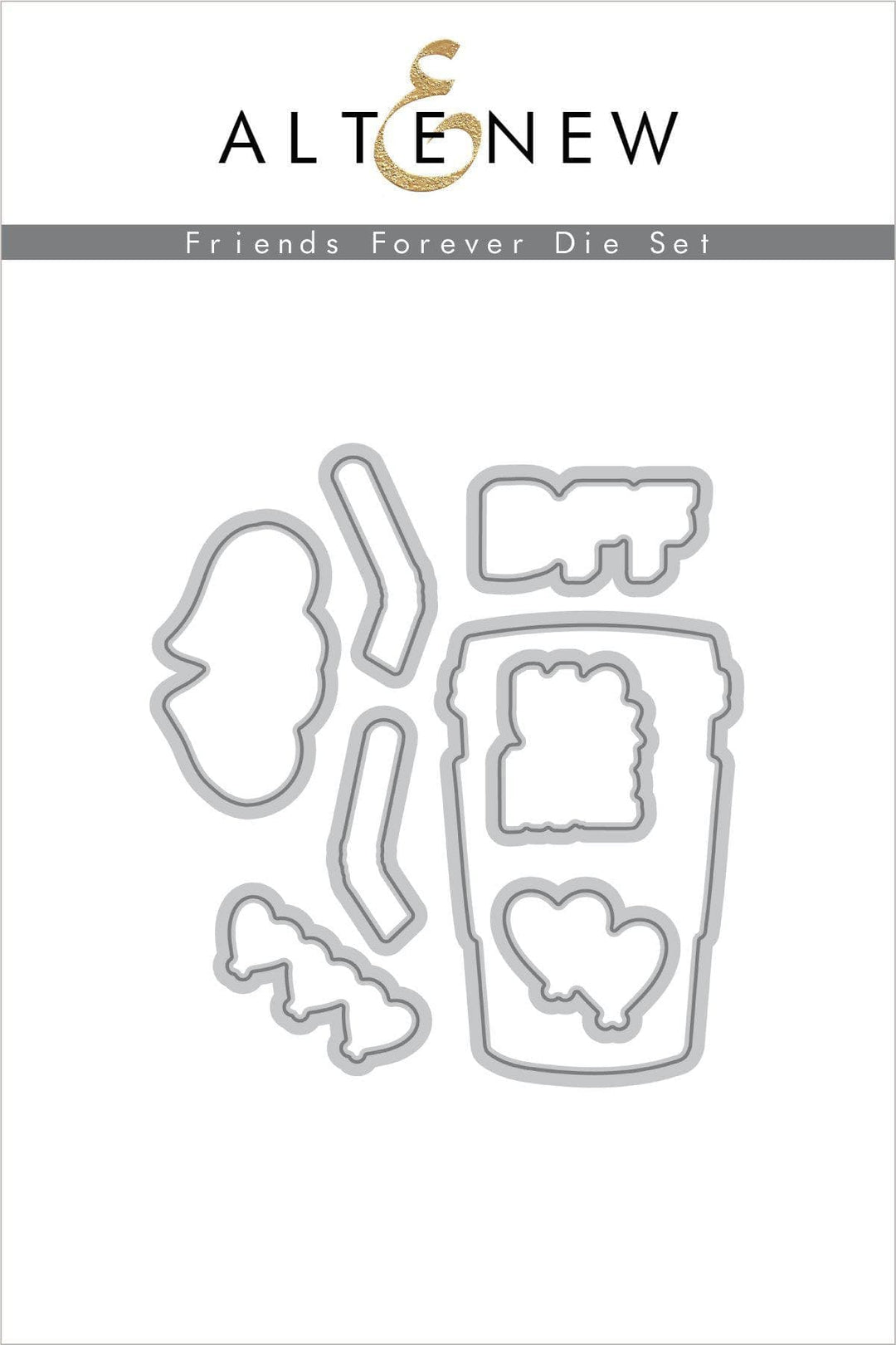 Altenew Stamp & Die Bundle Friends Forever Stamp & Die Bundle