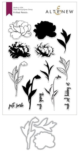 Altenew Stamp & Die Bundle Z - Frilled Petals Stamp & Die Bundle