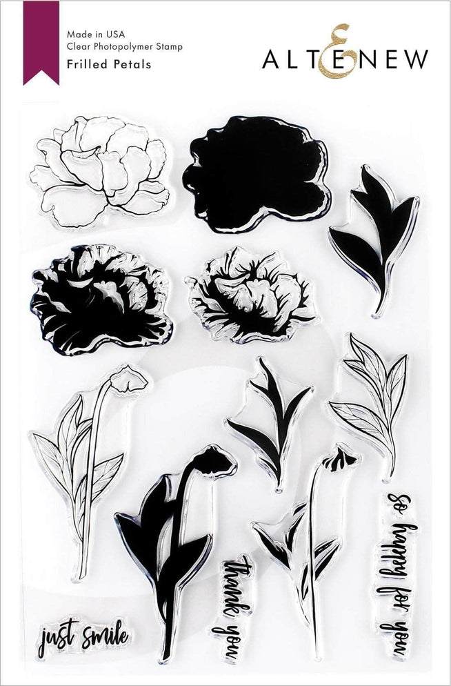 Altenew Stamp & Die Bundle Z - Frilled Petals Stamp & Die Bundle