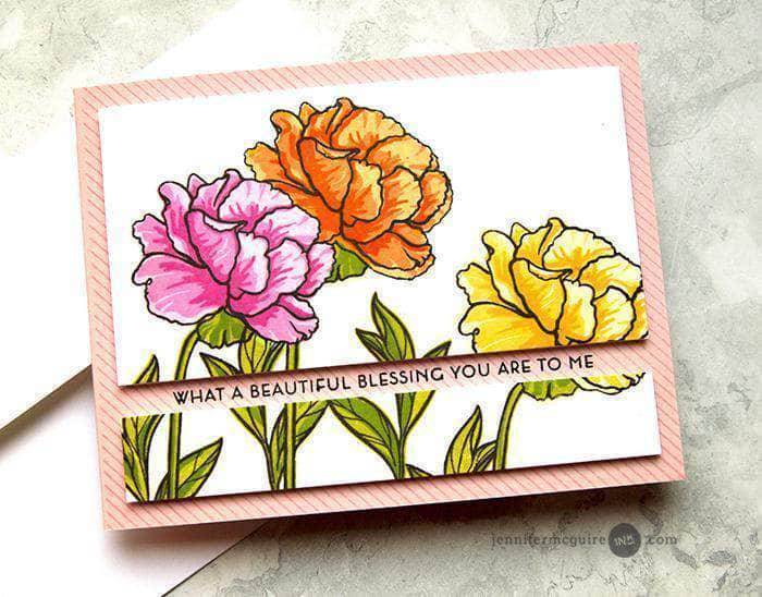 Altenew Stamp & Die Bundle Z - Frilled Petals Stamp & Die Bundle