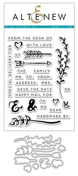 Altenew Stamp & Die Bundle From The Desk Of Stamp & Die Bundle