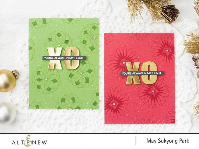 Altenew Stamp & Die Bundle Z - Geometric Flowers Stamp & Die Bundle