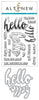 Altenew Stamp & Die Bundle Halftone Hello Stamp & Die Bundle