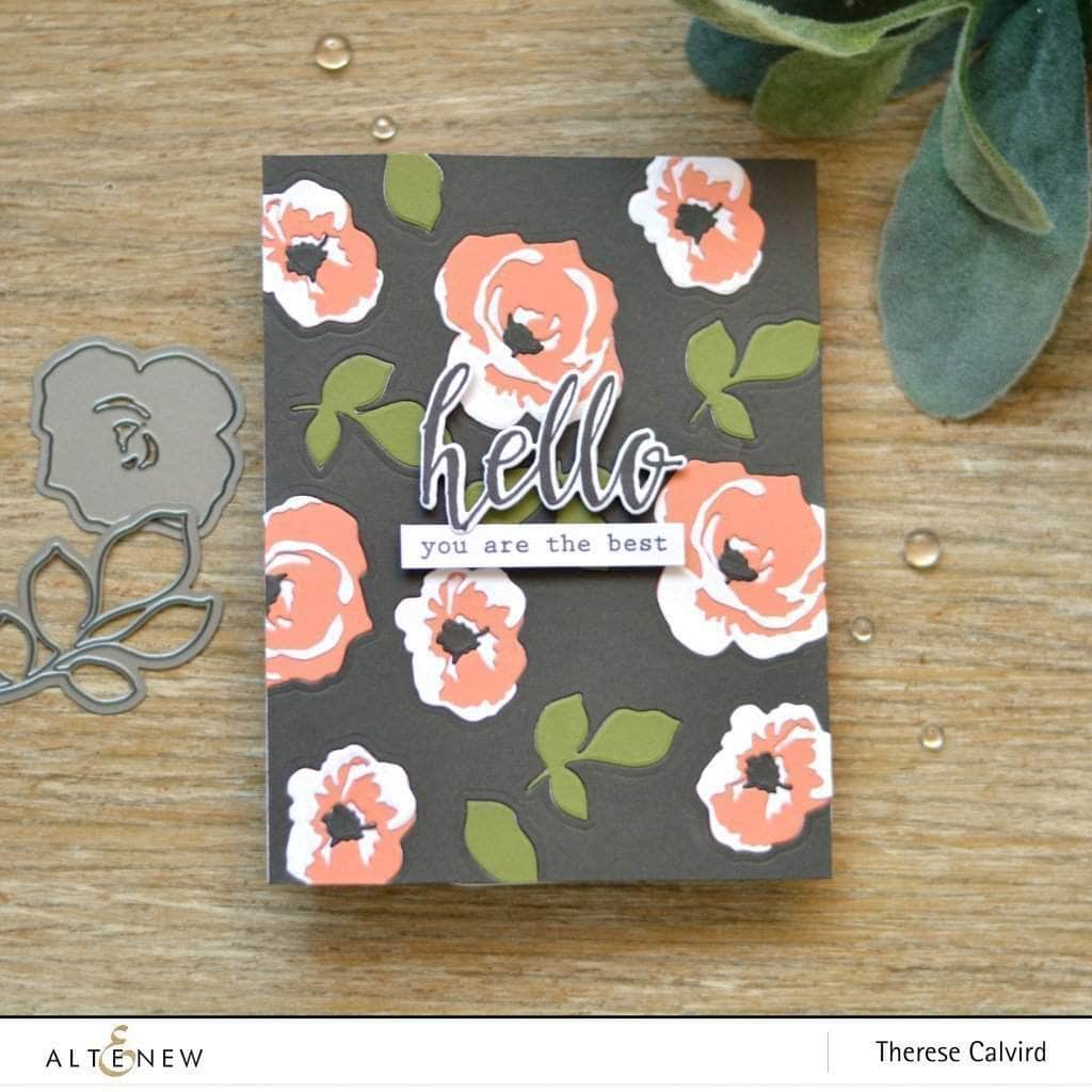 Z - Halftone Hello Stamp & Die Bundle