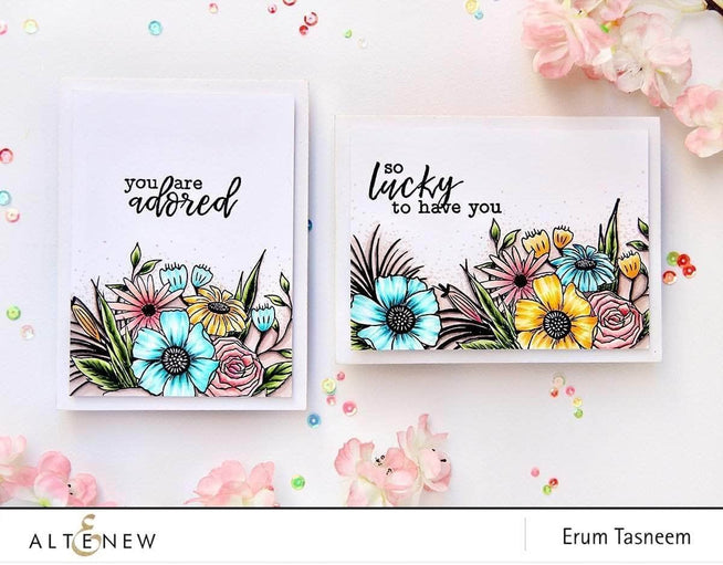 Altenew Stamp & Die Bundle Happy Bloom Stamp & Die Bundle