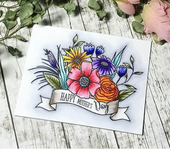 Altenew Stamp & Die Bundle Happy Bloom Stamp & Die Bundle