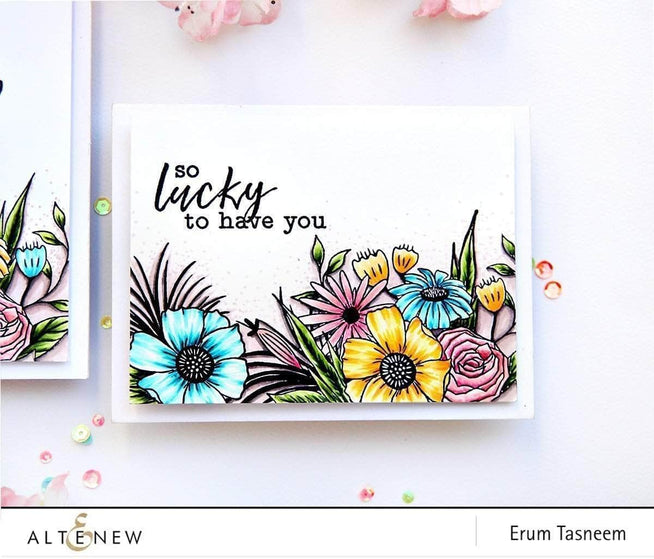 Altenew Stamp & Die Bundle Happy Bloom Stamp & Die Bundle