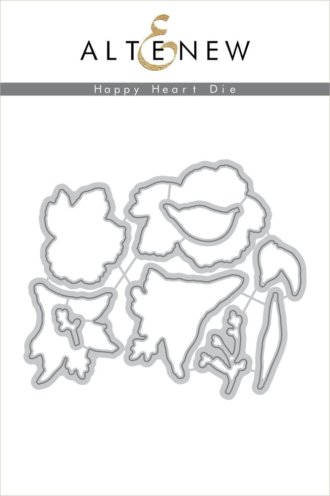 Altenew Stamp & Die Bundle Happy Heart Stamp & Die Bundle