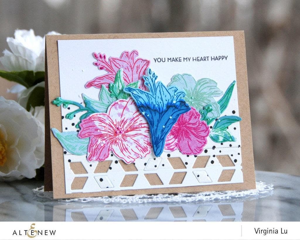 Altenew Stamp & Die Bundle Happy Heart Stamp & Die Bundle