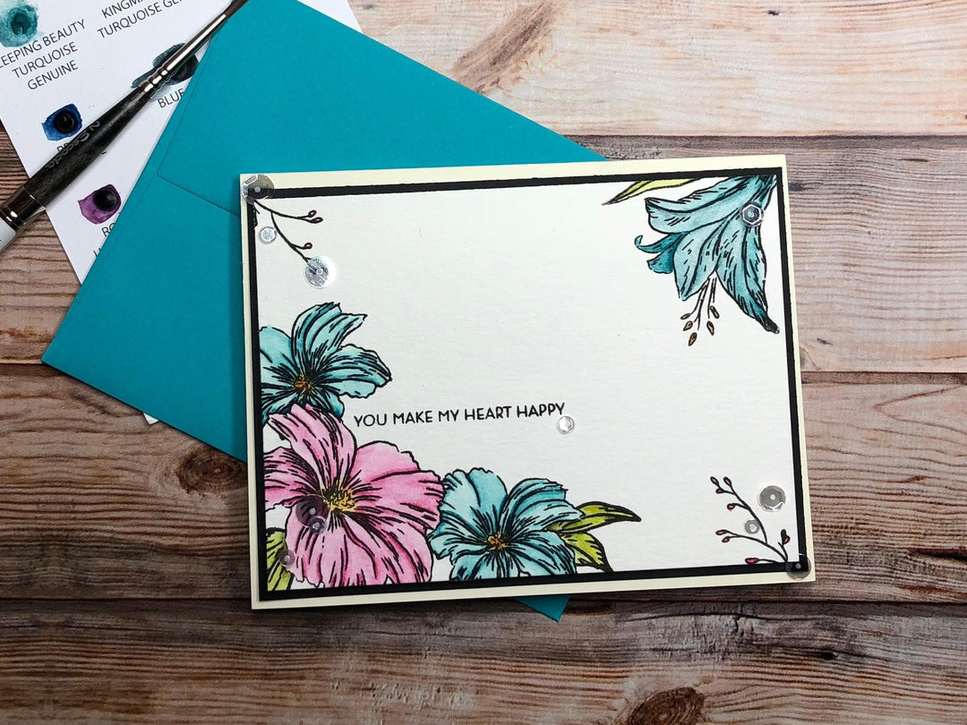 Altenew Stamp & Die Bundle Happy Heart Stamp & Die Bundle