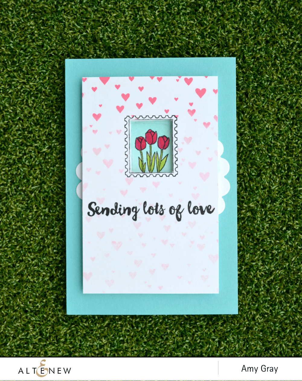 Altenew Stamp & Die Bundle Happy Mail Stamp & Die Bundle