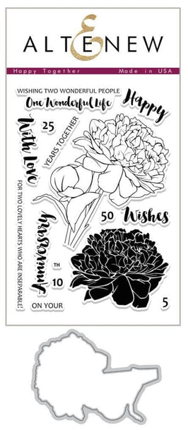 Altenew Stamp & Die Bundle Happy Together Stamp & Die Bundle