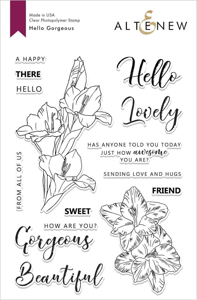 Altenew Stamp & Die Bundle Hello Gorgeous Stamp & Die Bundle