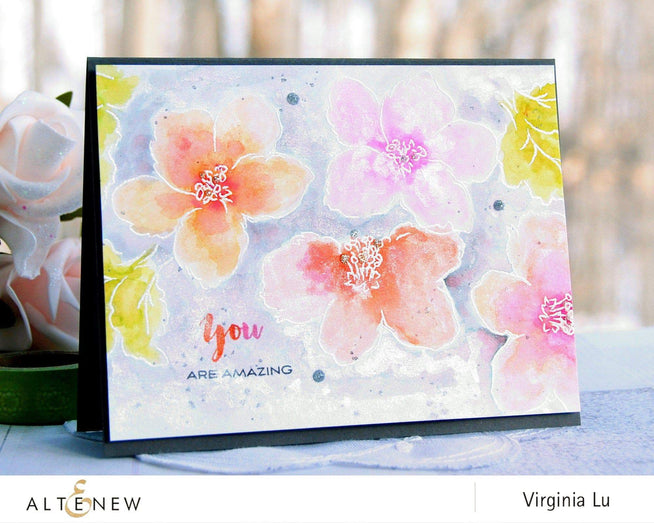 Altenew Stamp & Die Bundle Hibiscus Bouquet Stamp & Die Bundle