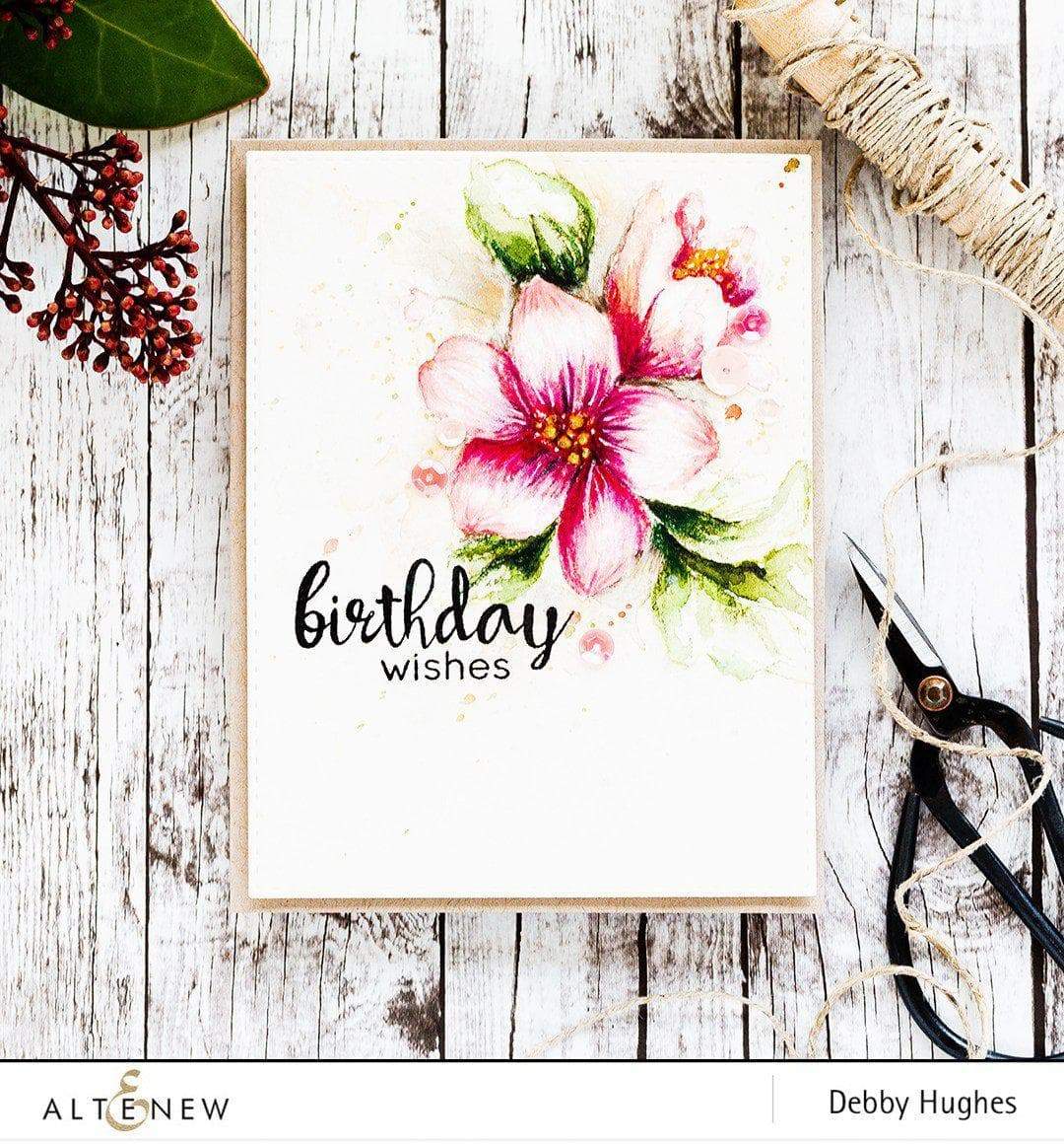 Altenew Stamp & Die Bundle Hibiscus Bouquet Stamp & Die Bundle
