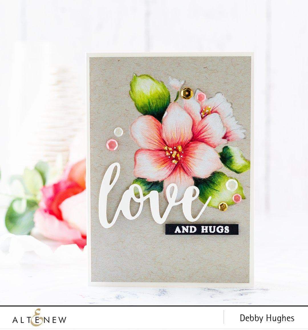 Altenew Stamp & Die Bundle Hibiscus Bouquet Stamp & Die Bundle