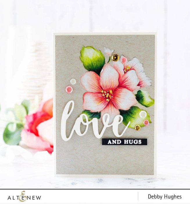 Altenew Stamp & Die Bundle Hibiscus Bouquet Stamp & Die Bundle