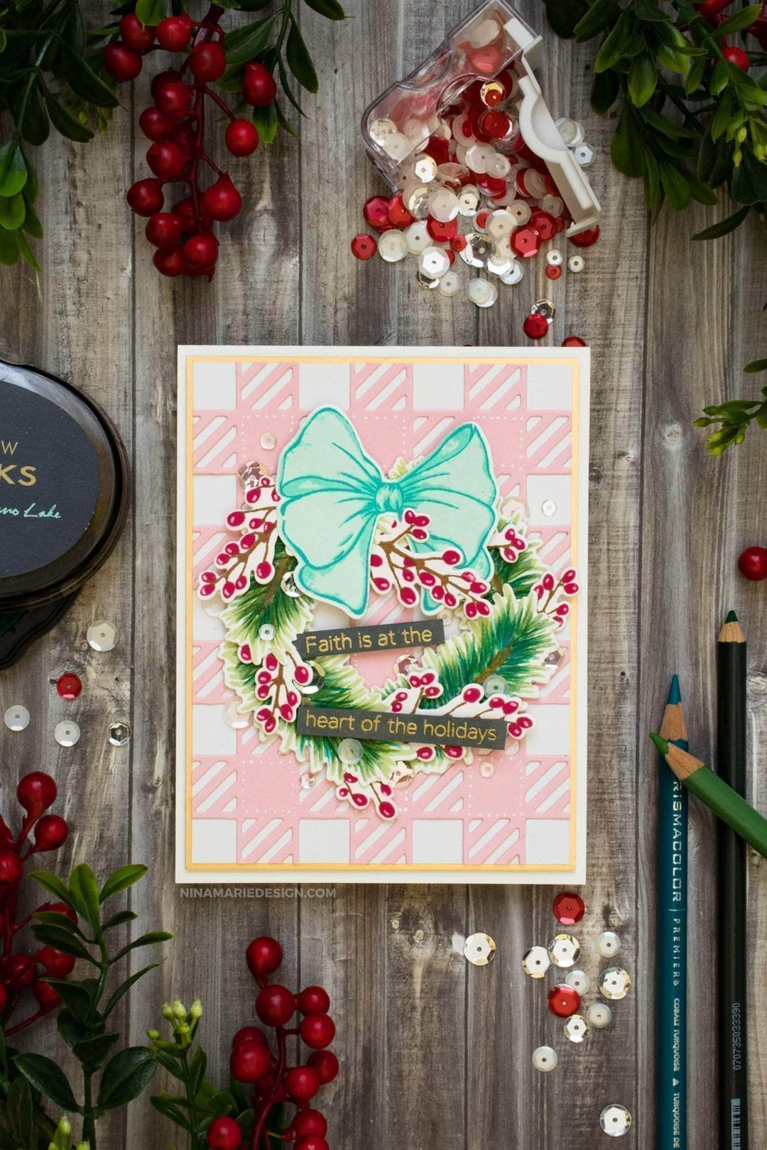 Retired - Holiday Bow Stamp & Die Bundle - Altenew