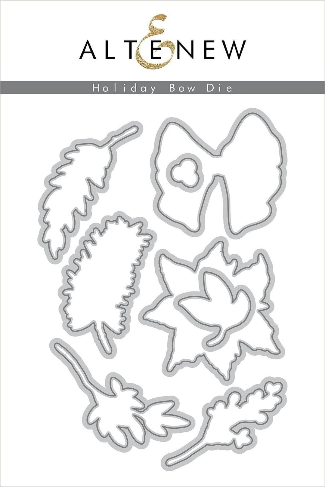 Retired - Holiday Bow Stamp & Die Bundle - Altenew