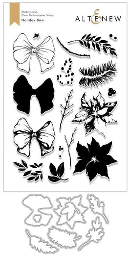 Retired - Holiday Bow Stamp & Die Bundle - Altenew