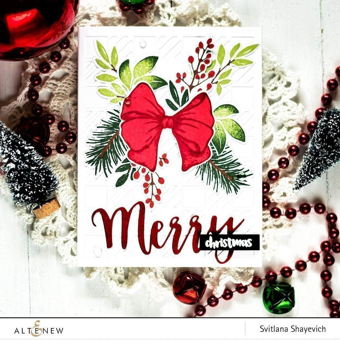 Retired - Holiday Bow Stamp & Die Bundle - Altenew